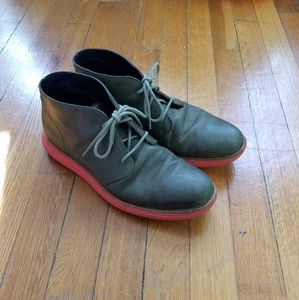 Cole Haan LunarGrand Chukka Boots Green Orange